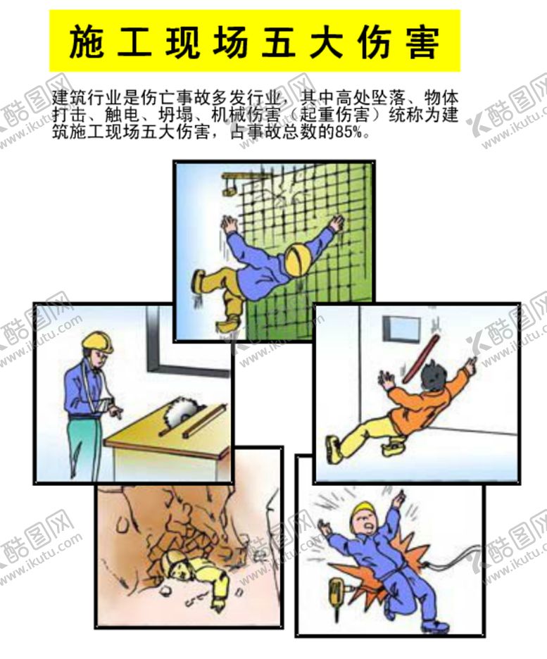 编号：50120809231142351152【酷图网】源文件下载-工程安全漫画