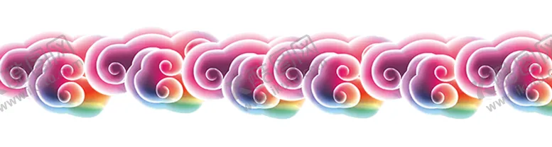 编号：52900805080133584290【酷图网】源文件下载-彩色祥云元素