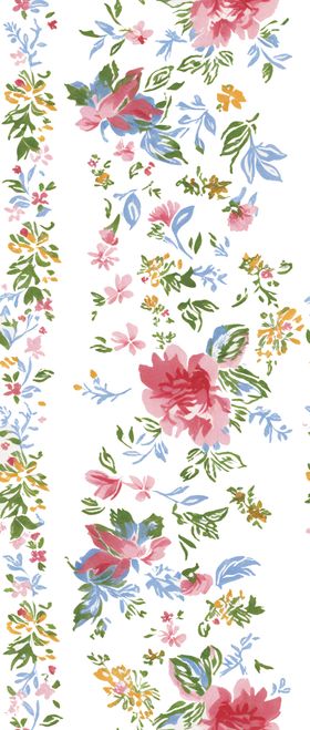 花卉图案布料纹理