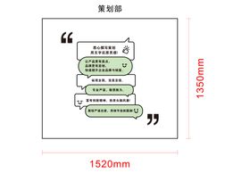 策划部造型墙