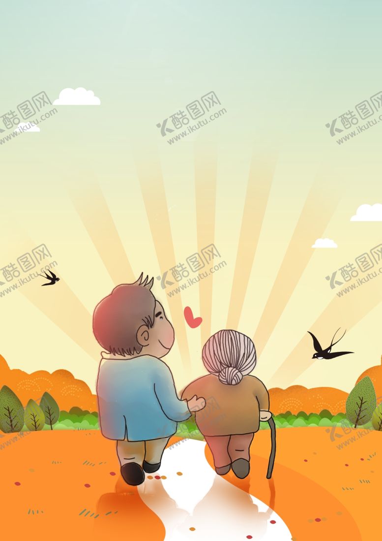 编号：79425709260245069881【酷图网】源文件下载-母子插画