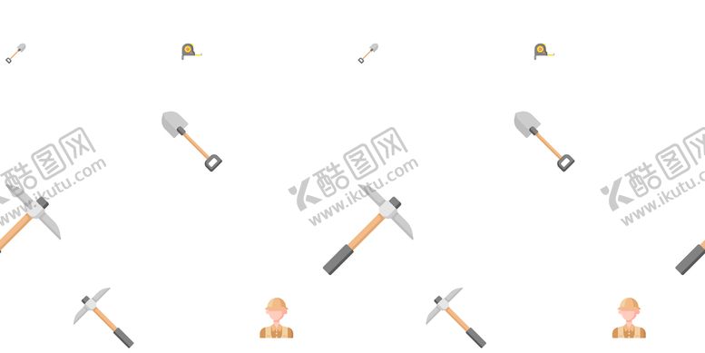 编号：18305909192016078356【酷图网】源文件下载-考古学矢量元素插画无缝衔接图案
