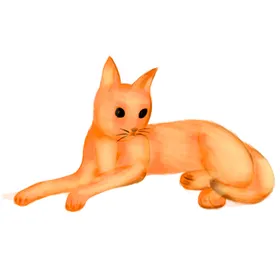 手绘卡通猫图片家禽家小小熊