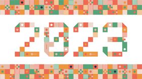 2023字体设计创意炫酷春节素材