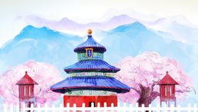 中国风景插画