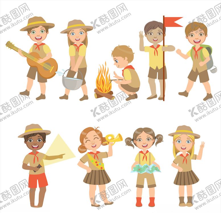 编号：11709409241135212496【酷图网】源文件下载-卡通人物