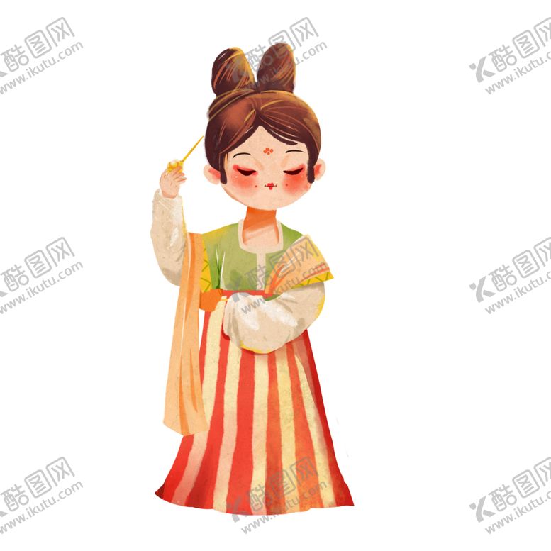 编号：41280709282346352905【酷图网】源文件下载-唐朝女性人物国风合成海报素材
