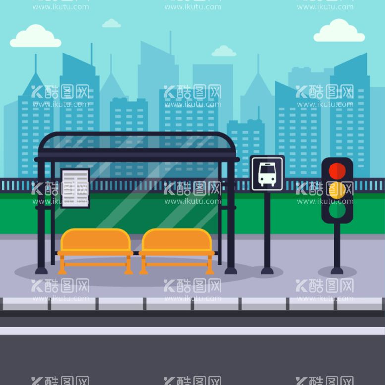 编号：77856512181833161343【酷图网】源文件下载-公交车