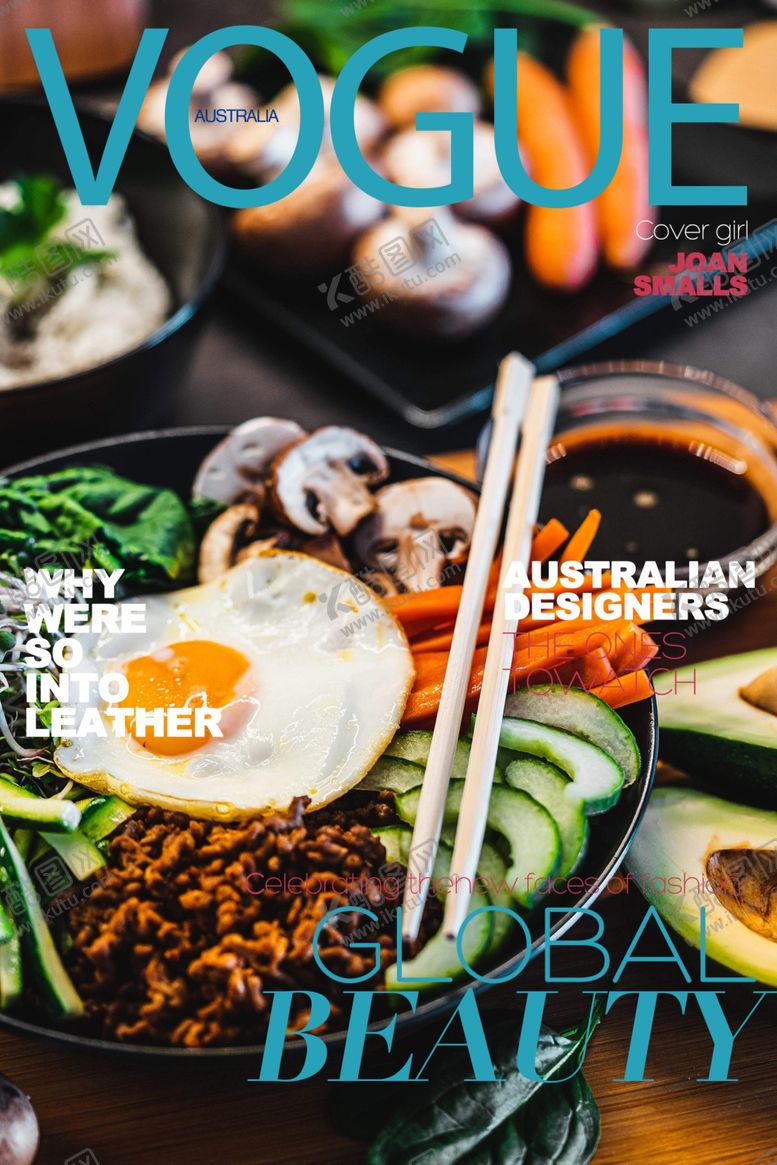 编号：66947009271352371412【酷图网】源文件下载-美食杂志封面