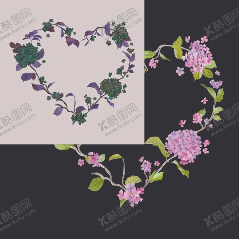 编号：52363312051936197717【酷图网】源文件下载-手绘淡彩花朵  