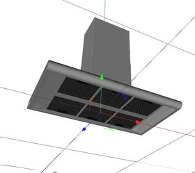 C4D模型吸油烟机灶台橱柜