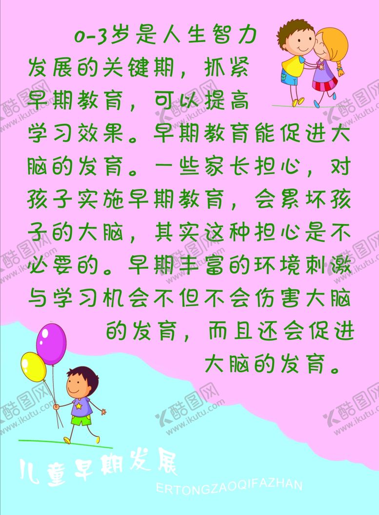 编号：28054107040500584044【酷图网】源文件下载-儿童早教展板