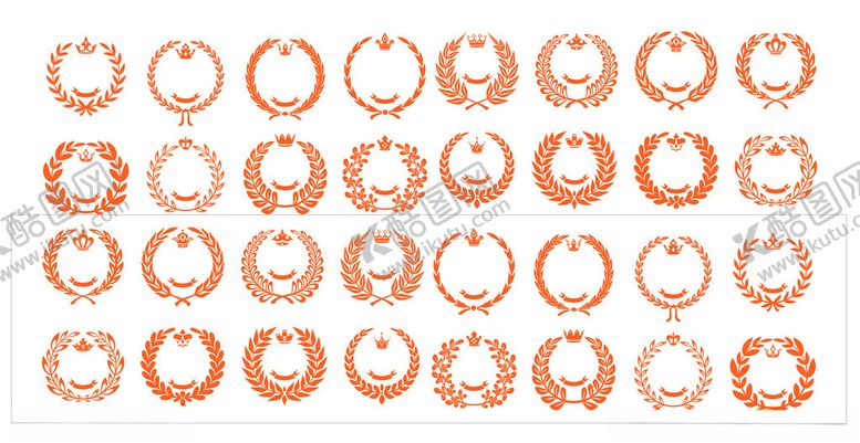 编号：91328304042216368838【酷图网】源文件下载-橄榄枝花环