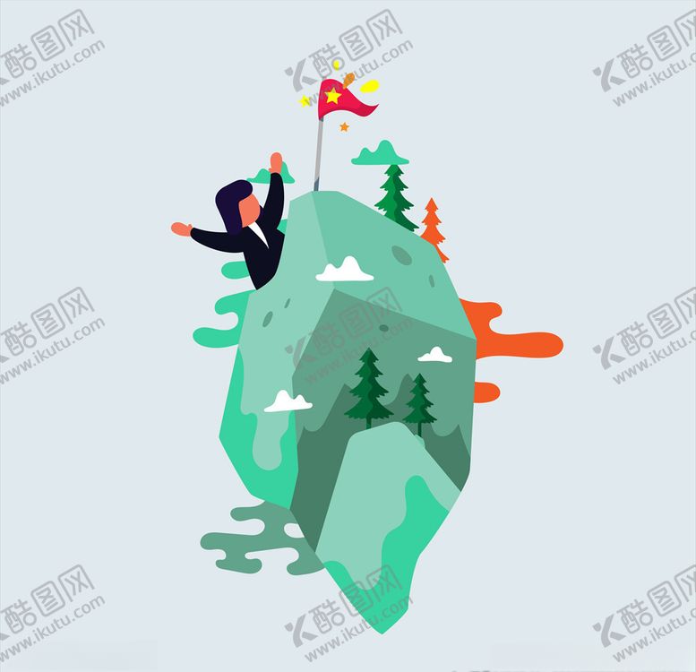 编号：29349105052122164456【酷图网】源文件下载-商务人士插画