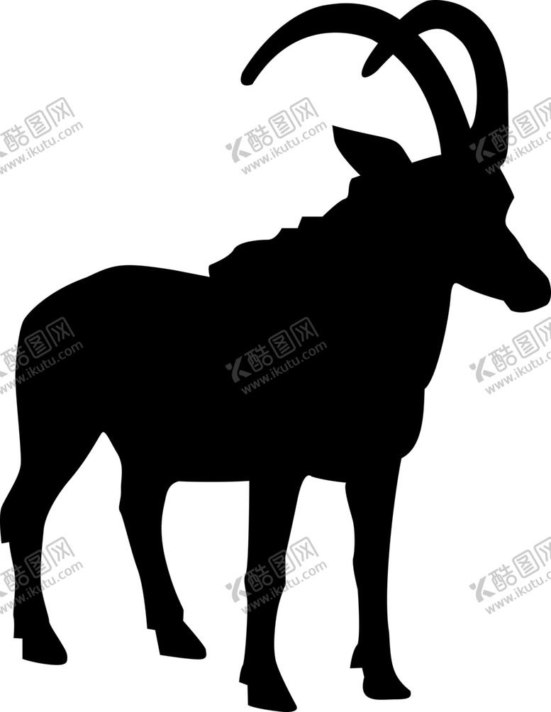 编号：22497907040214372357【酷图网】源文件下载-动物剪影