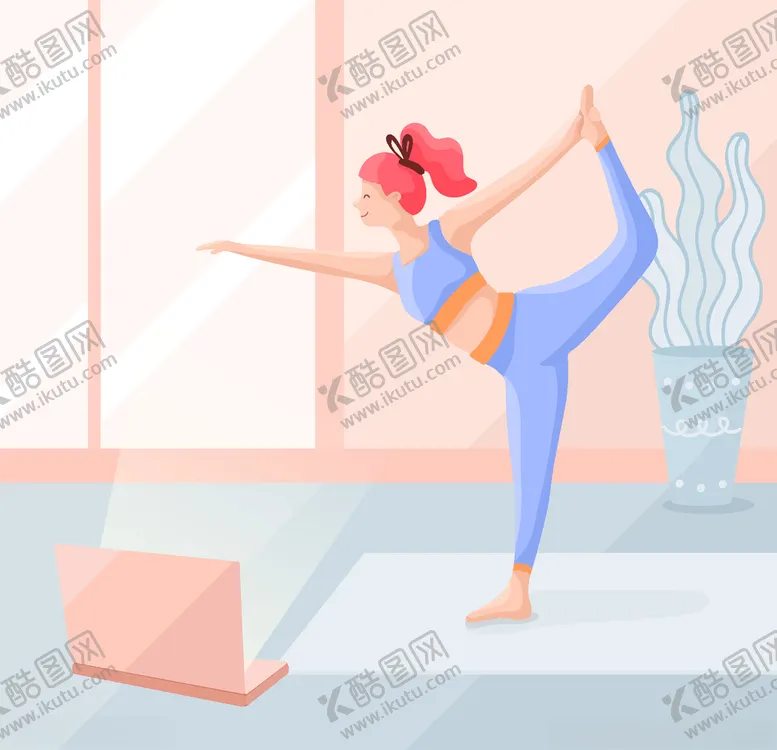 编号：77192005071040188007【酷图网】源文件下载-瑜伽