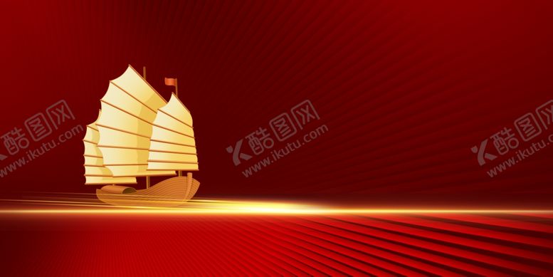 编号：94169202110002418853【酷图网】源文件下载-红色背景海报