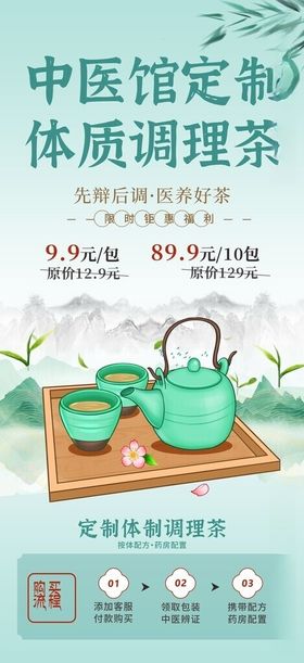 中医定制体质调理温韵茶