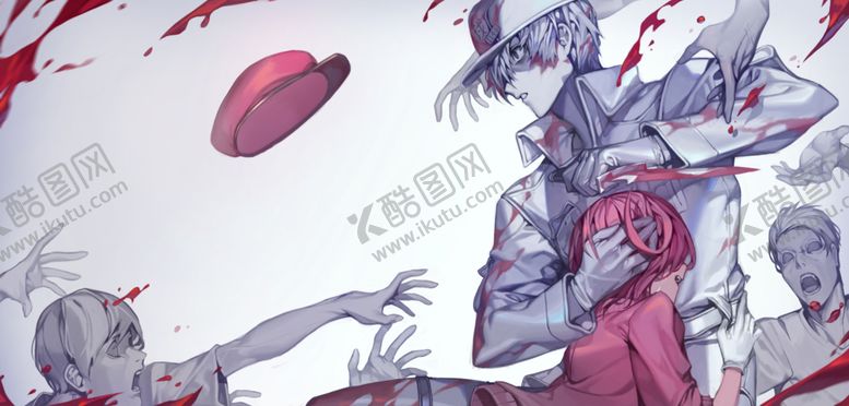 编号：17149705041113549073【酷图网】源文件下载-彩色动漫人物插画背景
