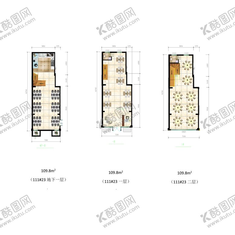 编号：98367710230941213683【酷图网】源文件下载-商业户型图