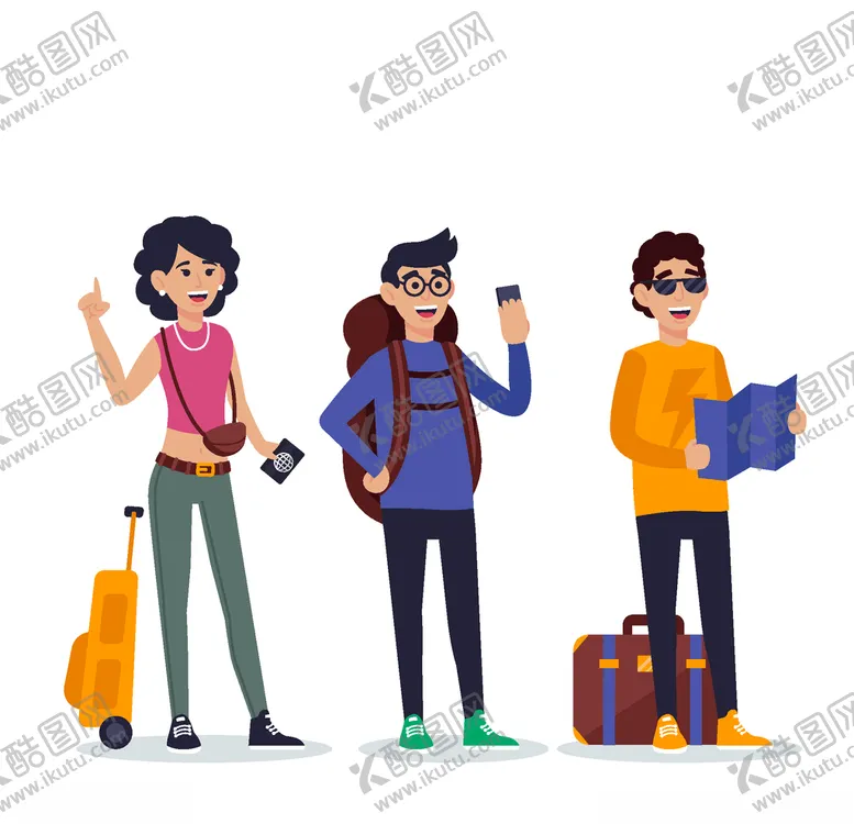 编号：42894306250718423267【酷图网】源文件下载-旅客游客