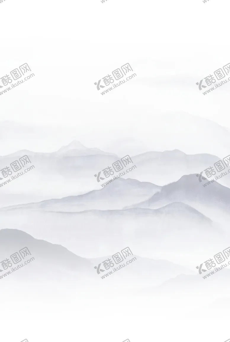 编号：12000502102137466348【酷图网】源文件下载-国风远山素材