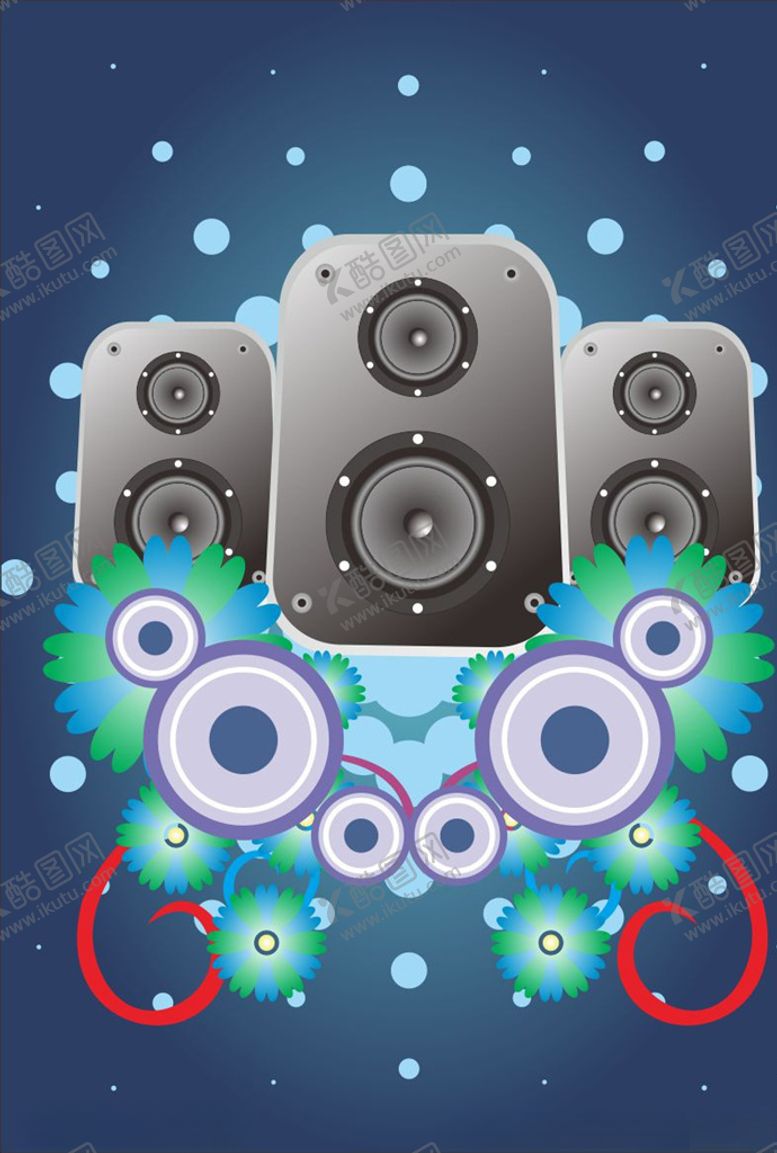 编号：60181209231007215450【酷图网】源文件下载-多媒体音响海报广告