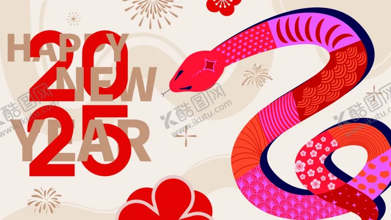 编号：84027601260432239158【酷图网】源文件下载-蛇年海报