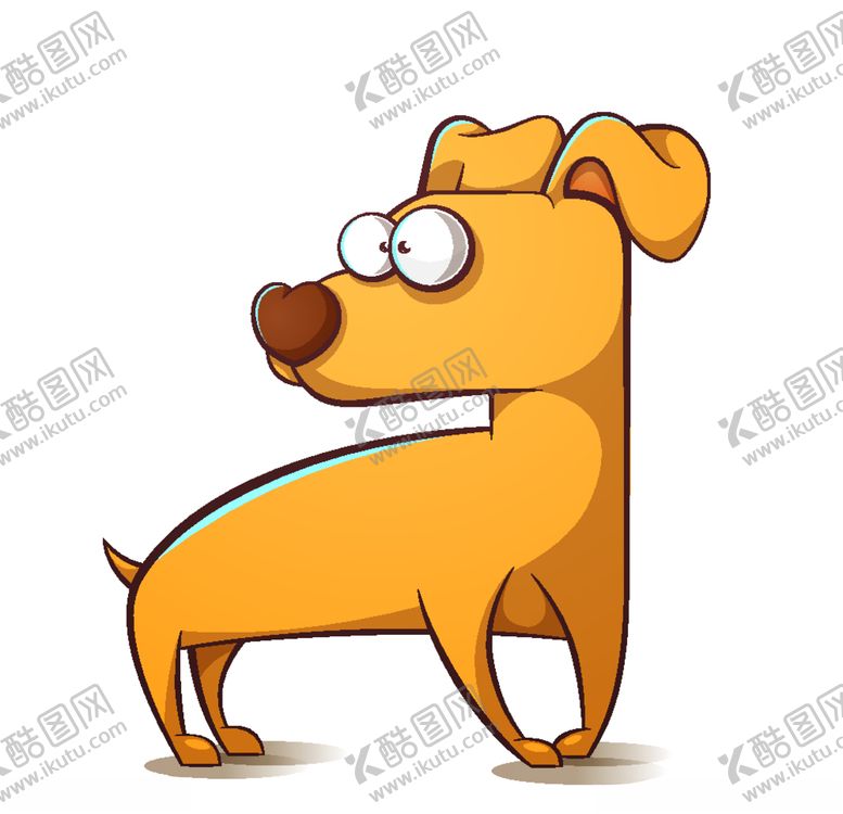 编号：30716609130351063288【酷图网】源文件下载-卡通狗矢量素材