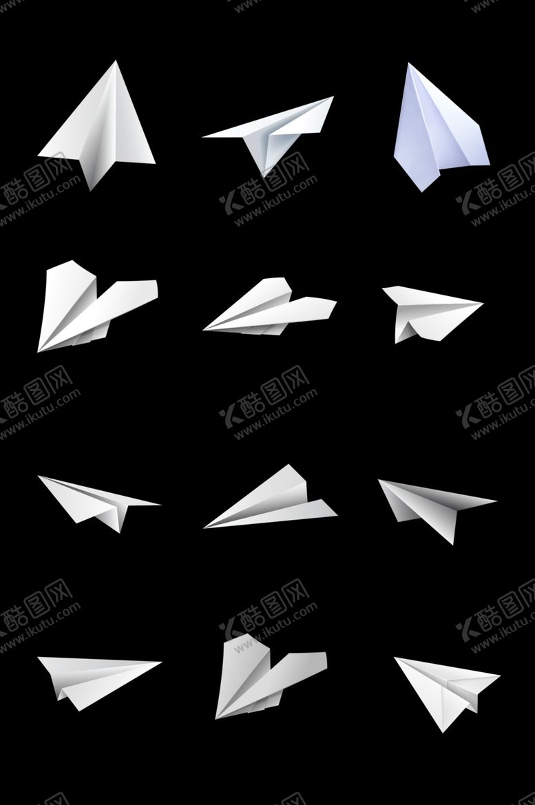 编号：39059106270619483079【酷图网】源文件下载-纸飞机