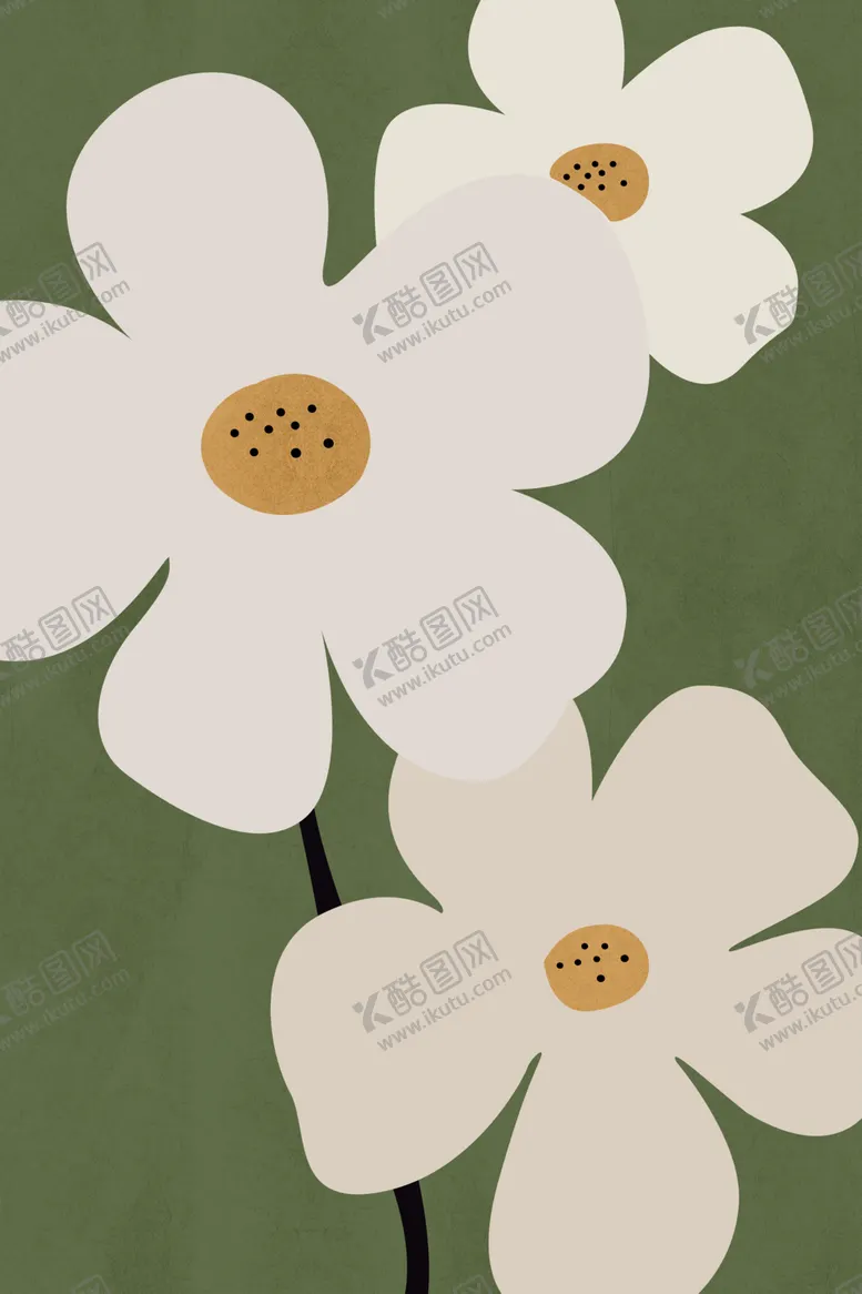 编号：36170009201438427662【酷图网】源文件下载-现代简约餐桌小清新花卉装饰画