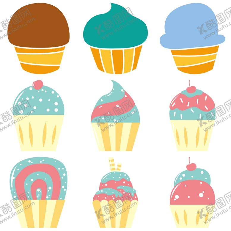 编号：72412009242141001812【酷图网】源文件下载-卡通蛋糕