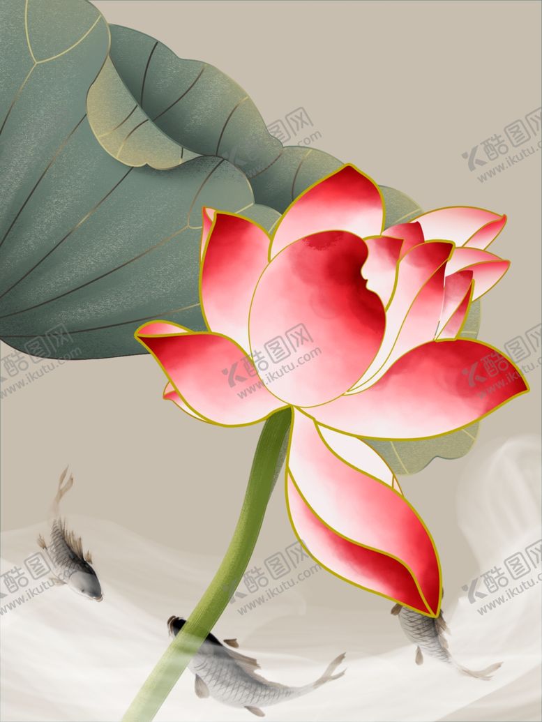 编号：64335910281221301688【酷图网】源文件下载-荷花装饰画