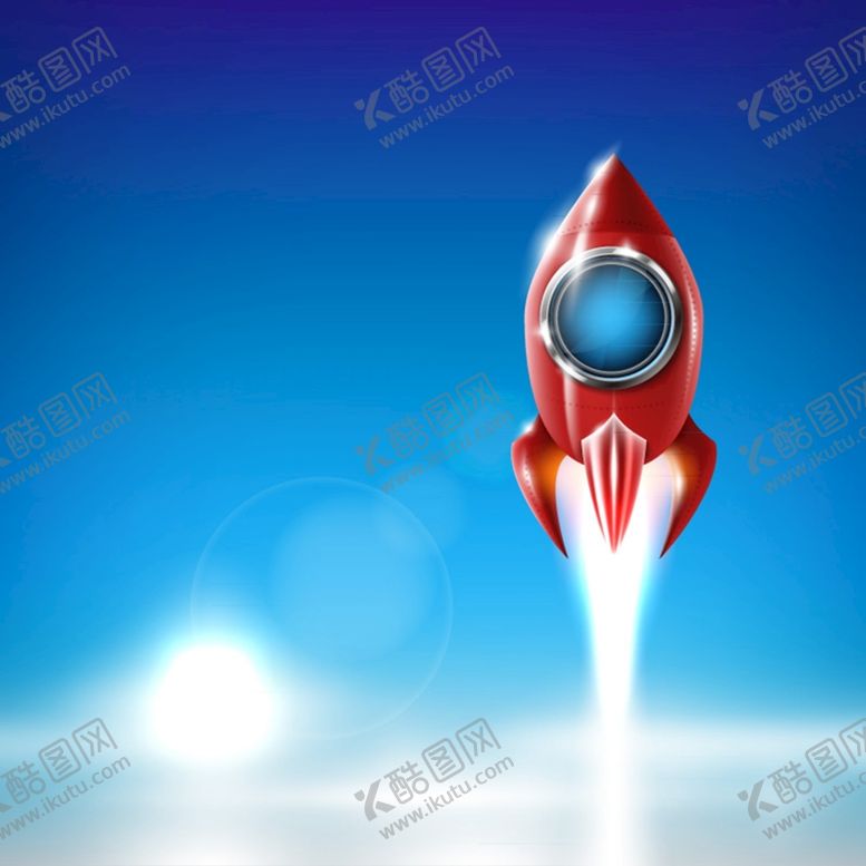 编号：35412709191313540426【酷图网】源文件下载-升空火箭矢量