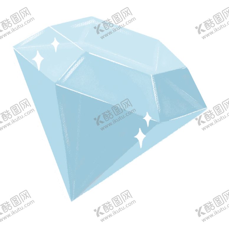 编号：85999610250640319362【酷图网】源文件下载-手绘钻石宝石水晶珠宝免扣素材