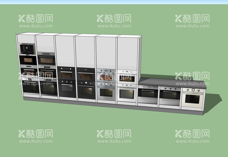 编号：96837212242012138191【酷图网】源文件下载-储物罐模型SKP草图大师