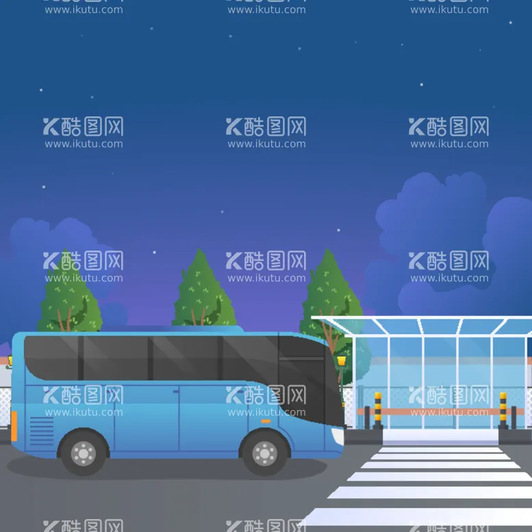 编号：94828912181904012325【酷图网】源文件下载-公交车