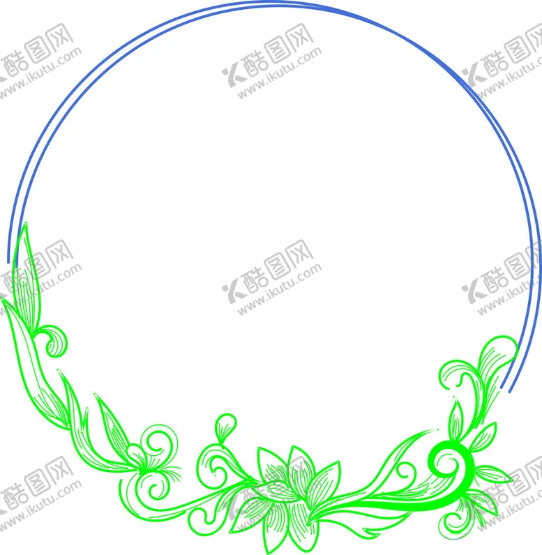 编号：65289102171808456694【酷图网】源文件下载-镂空边框花纹雕刻造型
