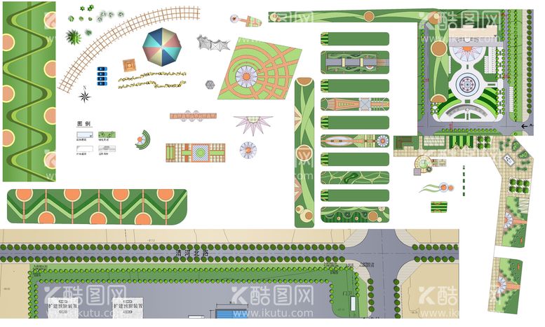 编号：52351111120353065307【酷图网】源文件下载-园林素材广场素材建筑平面设计