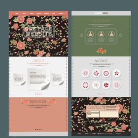 浪漫婚礼请柬设计模板