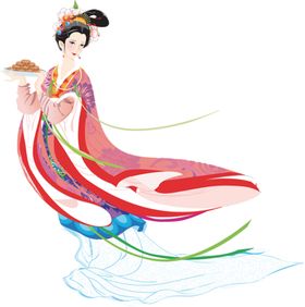 嫦娥送月饼