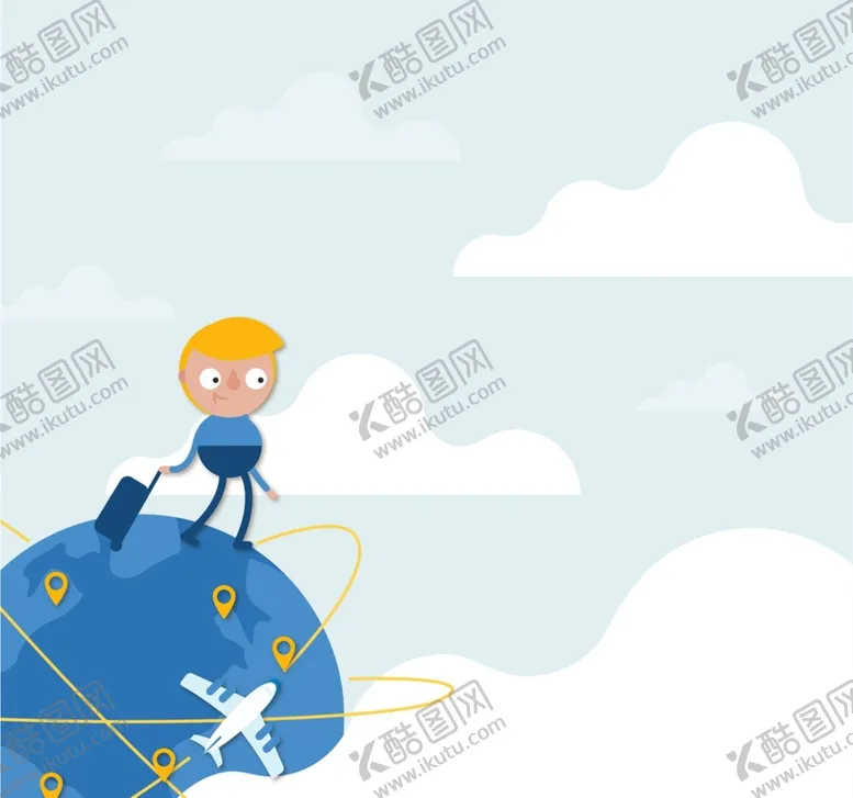 编号：92139111061228509311【酷图网】源文件下载-拖行李箱的男子