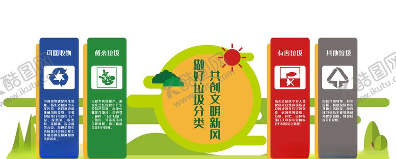 编号：58882709251857061136【酷图网】源文件下载-垃圾类文化墙