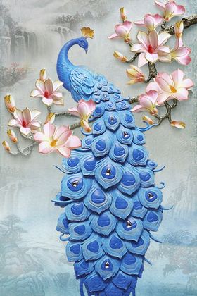 蓝孔雀