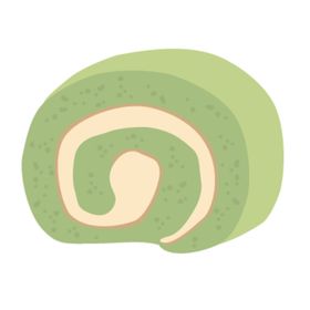 卡通点心蛋糕插画