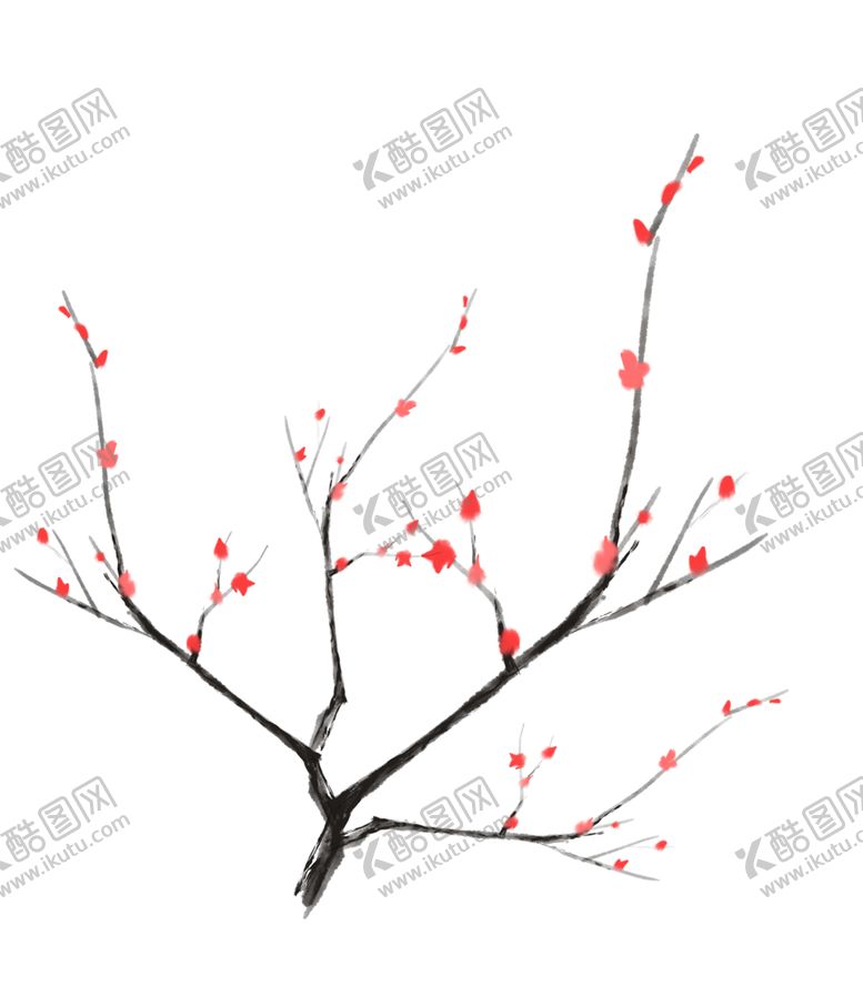 编号：65567105051846385375【酷图网】源文件下载-中国风水墨梅
