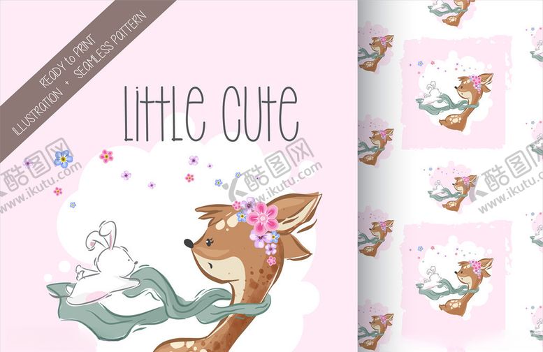 编号：18479611010109203399【酷图网】源文件下载-动物印花