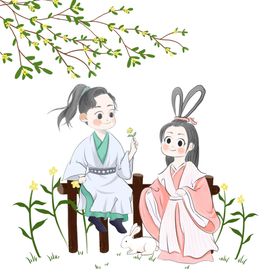 中秋节嫦娥Q版