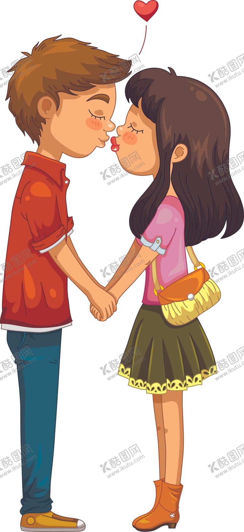 编号：59696709191433514502【酷图网】源文件下载-手绘情侣