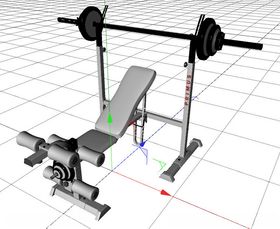 C4D模型运动器材